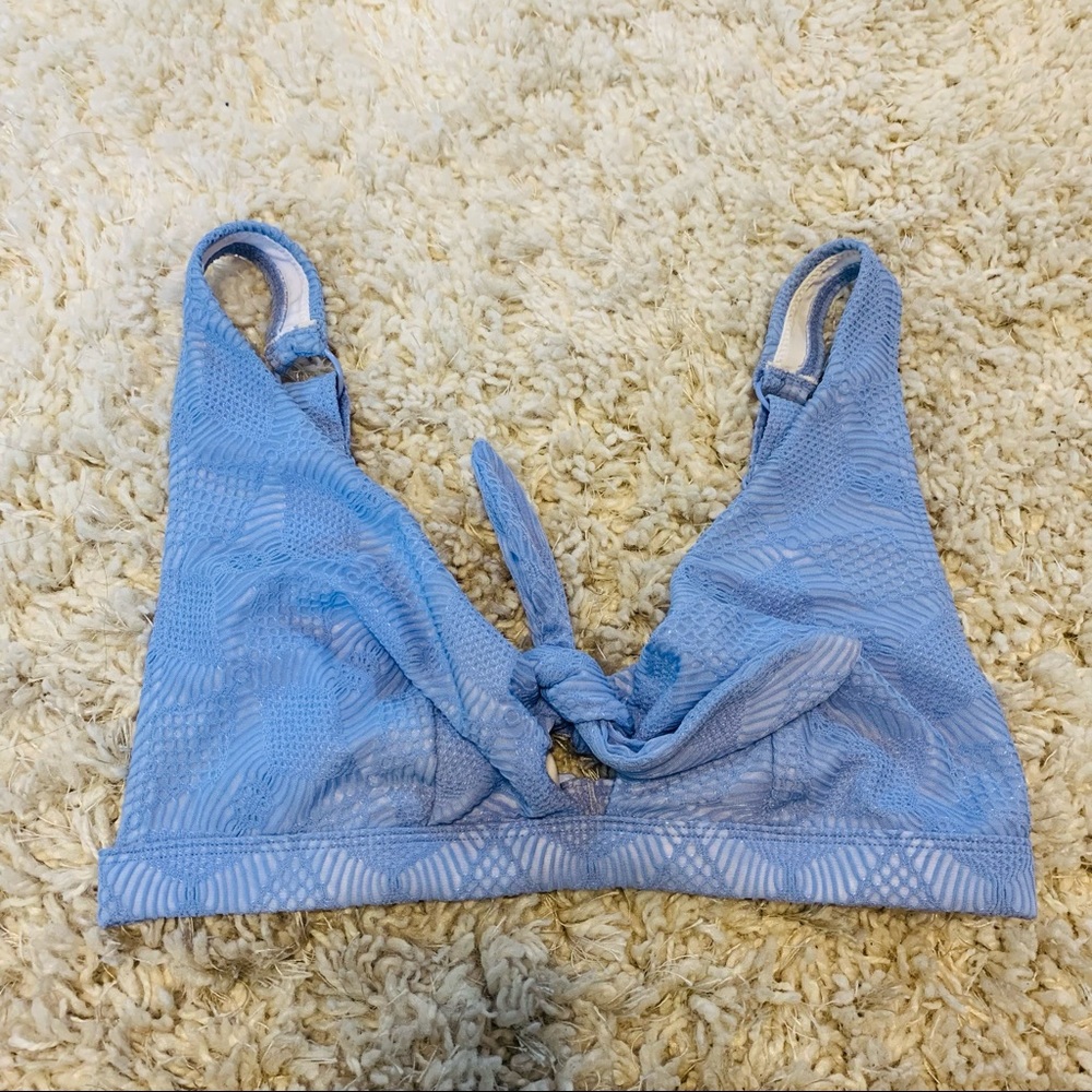 ASOS Bigger Bust tie front bikini top